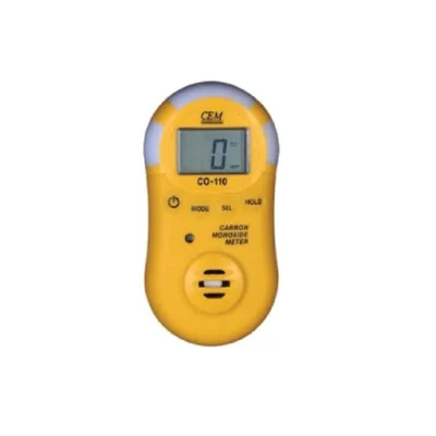 Medidor de Monóxido de Carbono CO-110 CEM Digital 0 a 1000 PPM con Alarma