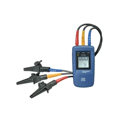 Fasímetro CEM DT-901 Indicador de Rotación de Fases